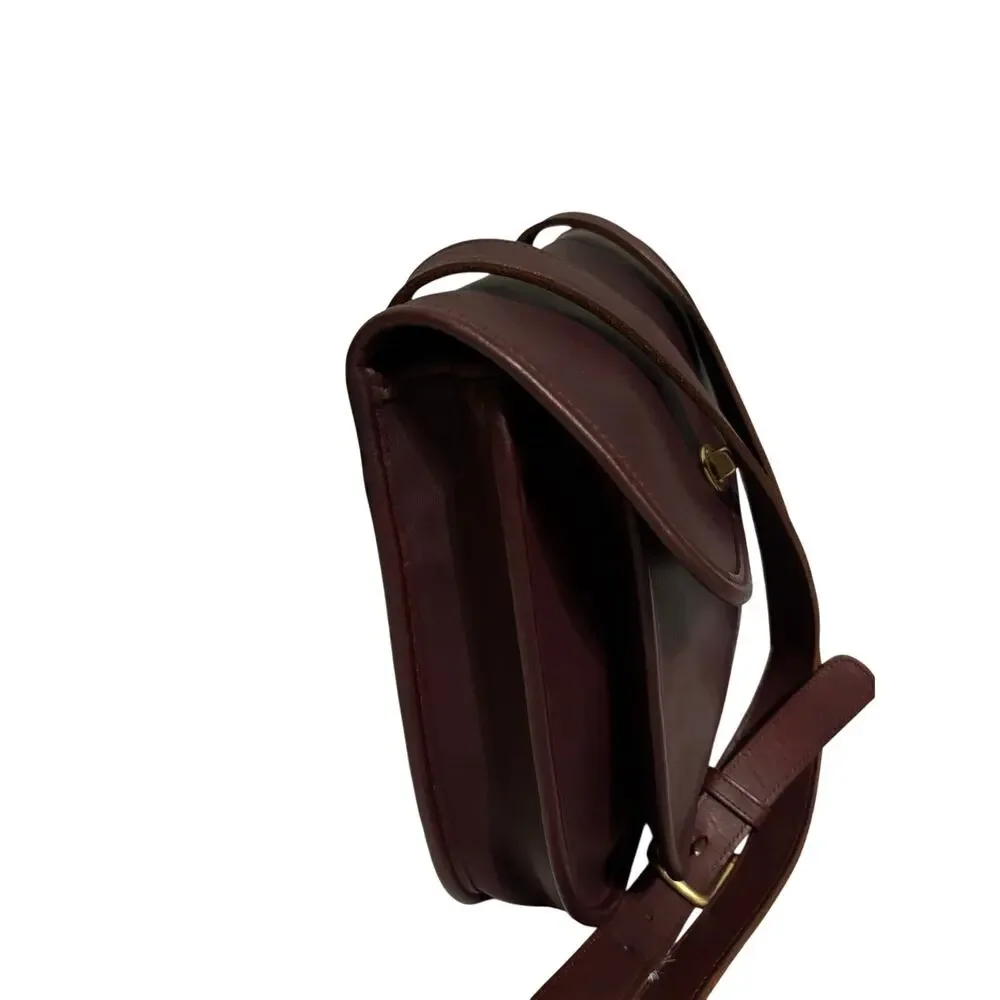 Vintage Coach Side Pack Mahogany Rare Classic Bag - Picture 6 of 9